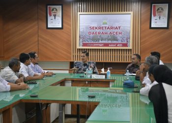 Silaturahmi dengan SMSI, Sekda Aceh Dorong Media Dukung Visi Mualem–Dek Fadh