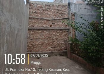 Warga Gang Setia Tuntut Janji Kadis PUTR Asahan Bongkar Tembok Yayasan Maitreyawira