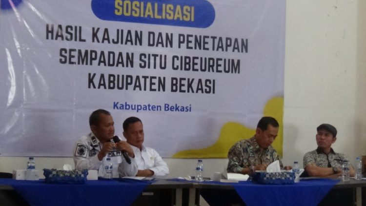 BBWS Ciliwung Cisadane Gelar Kajian Penetapan Sempadan Situ Cibeureum di Kabupaten Bekasi
