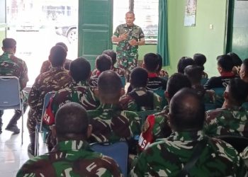 Kodim 1710/Mimika Gelar Patroli Humanis Jelang HUT ke-80 TNI
