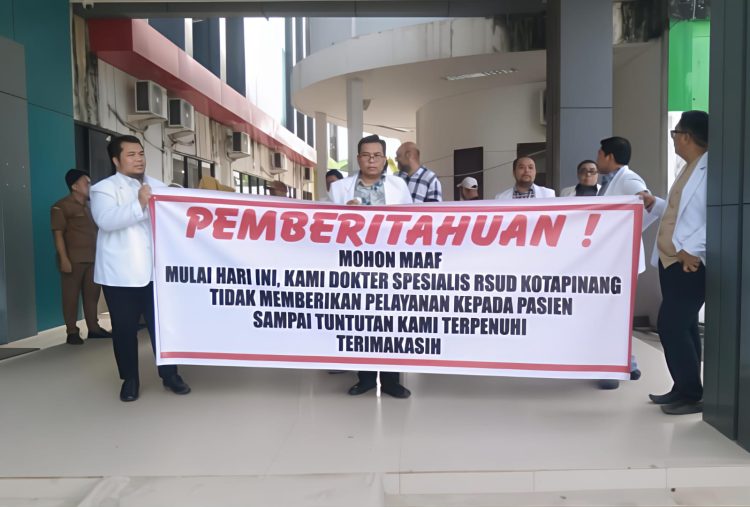 RSUD Kotapinang Lumpuh, Dokter Spesialis Mogok Kerja Tuntut Pembayaran Remunerasi dan Perbaikan Manajemen