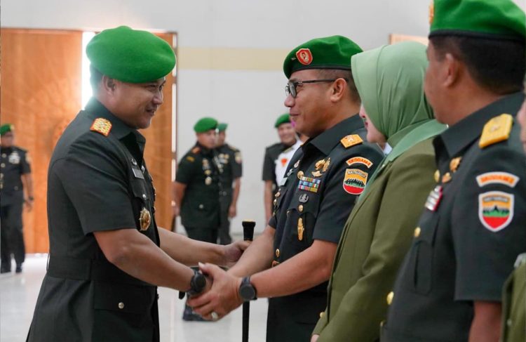 Pangdam I/BB Pimpin Sertijab Pejabat Kodam