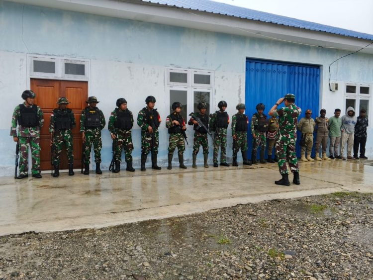 Jelang HUT ke-80 TNI, Kodim 1715/Yahukimo Gelar Patroli Gabungan di Wilayah Rawan