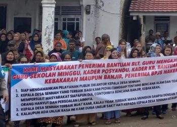 Warga Sennah Gerah Aksi Kontra Pemdes, Nyatakan Dukungan Untuk Kades