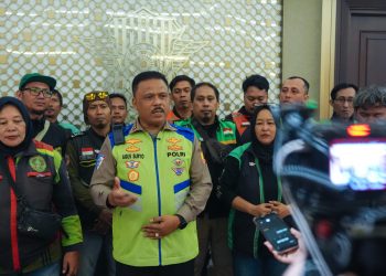 Polantas Menyapa Bersama Ojol, Kakorlantas Polri: Keselamatan Lalin di Jalan Raya yang Utama