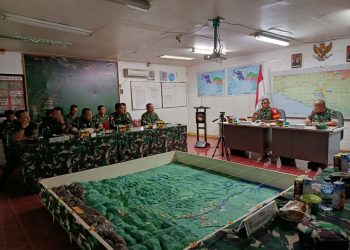 Danrem PVB Tinjau Pengamanan PTFI di Dampingi Dandim Mimika