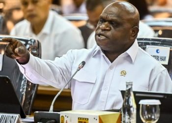 Menteri HAM Pigai Usulkan Ada Tempat Khusus di DPR RI untuk Demonstrasi