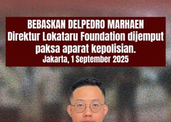 Direktur Eksekutif Lokataru Foundation Delpedro Marhaen Jadi TSK Penghasutan Kepada Pelajar