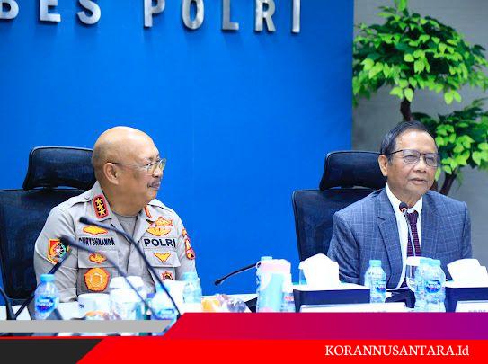 Tuai Sorotan Publik, Mahfud MD Ingatkan Polri Tekankan Nilai Tri Brata dan Catur Prasetya