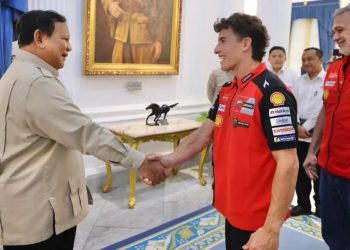 Jelang MotoGP Mandalika, Pembalap Dunia MotoGP Marc Marquez Temui Prabowo di Istana