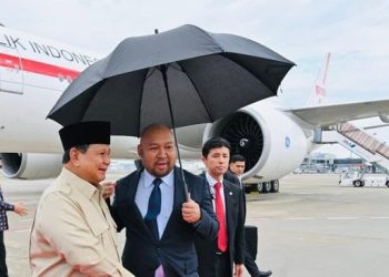 Tiba di Jepang Ikuti Expo 2025 Osaka, Prabowo Disambut Didit