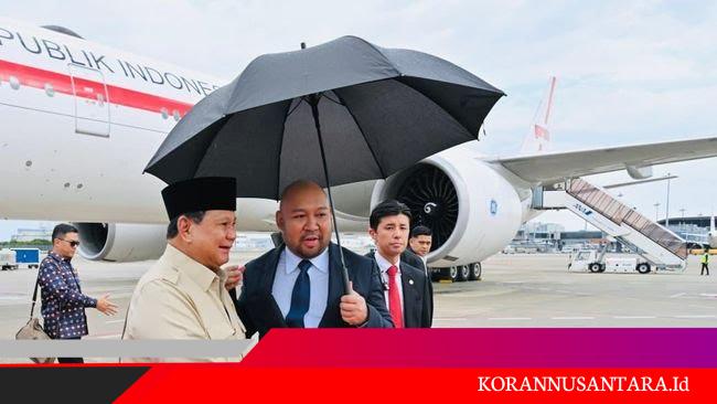 Tiba di Jepang Ikuti Expo 2025 Osaka, Prabowo Disambut Didit