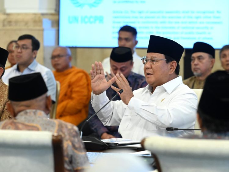 Prabowo Dengarkan Aspirasi Tokoh Lintas Agama, Tegaskan Komitmen Perjuangkan RUU Perampasan Aset
