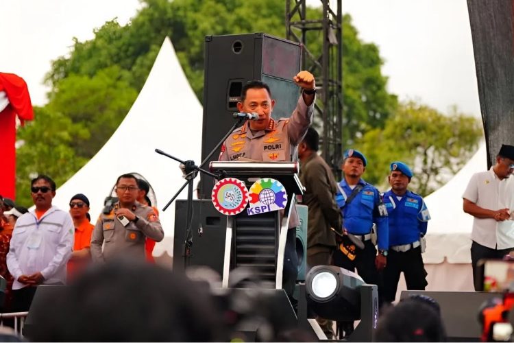 Puluhan Ribu Buruh Apel Kebangsaan: Sinergi Bersama Polri Dukung Program Pemerintah