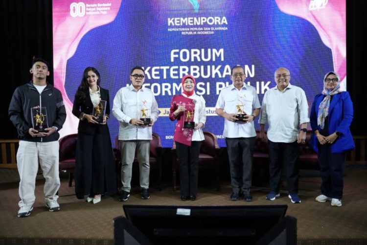 Kementerian Pemuda dan Olahraga (Kemenpora) RI menggelar kegiatan Forum Keterbukaan Informasi Publik (KIP) bertema “Akses Informasi Sebagai Kunci Budaya Olahraga" di Theater Wisma Kemenpora, Jalan Gerbang Pemuda 3, Senayan, Rabu (13/8) pagi. (foto: Herry/kemenpora.go.id)