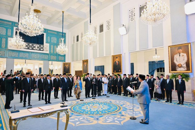 Daftar Lengkap 25 Pejabat Baru yang Dilantik Presiden Prabowo, Berikut Namanya