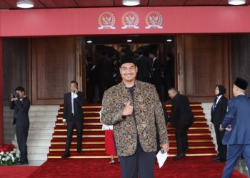 Menteri Pemuda dan Olahraga Republik Indonesia (Menpora RI) Dito Aritedjo hari Jumat (15/08) pagi menghadiri Sidang Tahunan MPR RI dan Sidang Bersama DPR RI dan DPD RI di Gedung Nusantara MPR/DPR RI, Jakarta. (foto:dokparlemen.id)