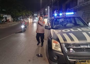Polsek Tamalate Gencarkan Patroli Malam Demi Ciptakan Rasa Aman Warga
