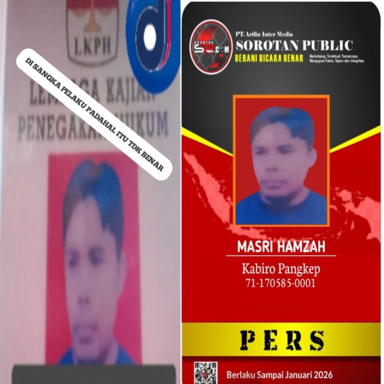 Terkait Viralnya Seorang Oknum LSM Yang Diduga Abal Abal Lalu Melakukan Penipuan Di Kabupaten Pangkep,”Itu Tidak Benar Adanya