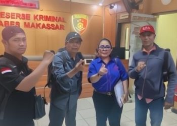 Ishak Hamzah Dan Kuasa Hukumnya Lapor Dugaan Pemalsuan Dan Penggelapan Surat Tanah Di Barombong