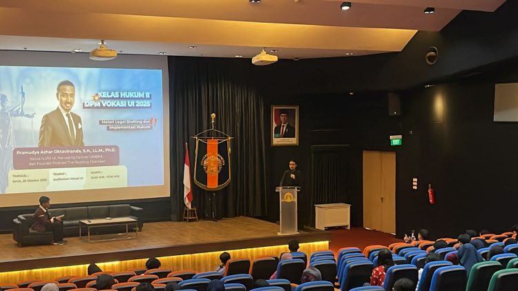 Kelas Hukum II DPM Vokasi Universitas Indonesia 2025: “Lentera — Lewat Regulasi Terwujud Legislasi
