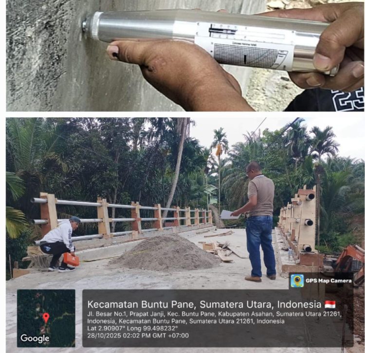 Tim Teknis Kontruksi DPC LSM PMPRI : Kwalitas Jembatan Terindikasi Tidak Sesuai RAB