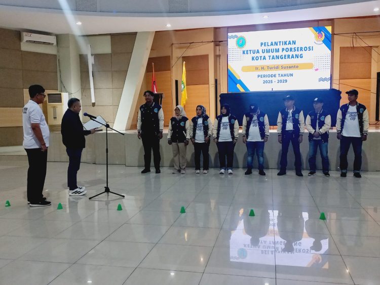 Resmi Dilantik Turidi Susanto Menjadi Ketua Porserosi Kota Tangerang Akan Memperioritaskan Bibit Sepatu Roda
