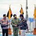Jelang HUT TNI, Prabowo berlayar ke Teluk Jakarta dengan KRI Radjiman