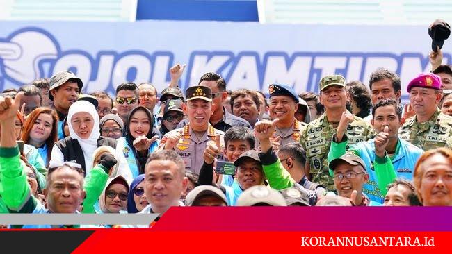 Hadiri Apel Ojol Kamtibmas, Kapolri: Ojol Berperan Jaga Keamanan dan Pertumbuhan Ekonomi