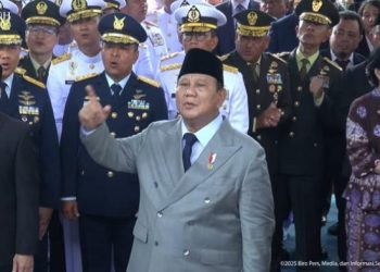Perdana, Presiden Prabowo Pimpin Upacara Peringatan Hari Kesaktian Pancasila Tahun 2025