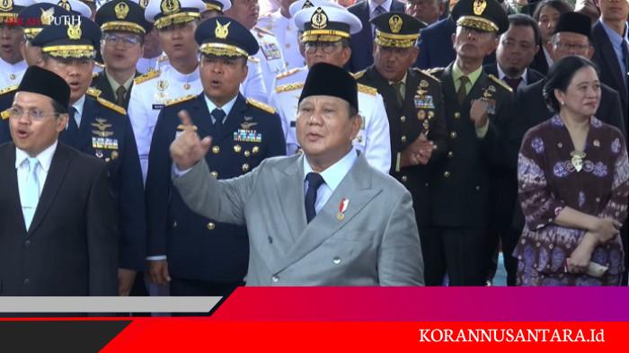 Perdana, Presiden Prabowo Pimpin Upacara Peringatan Hari Kesaktian Pancasila Tahun 2025
