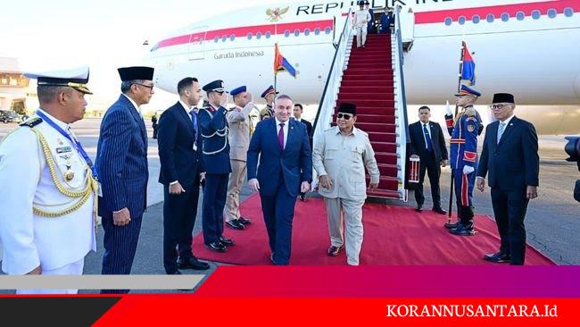Tiba di Mesir, Presiden Prabowo akan Hadiri KTT Perdamaian Konflik Gaza