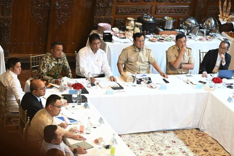 Prabowo Pimpin Ratas di Kertanegara, Bahas Pertanian dan Pendidikan