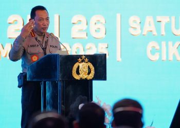 Buka Apel Kasatwil Polri 2025, Kapolri Tegaskan Penyelarasan Visi dengan Kebijakan Presiden Prabowo