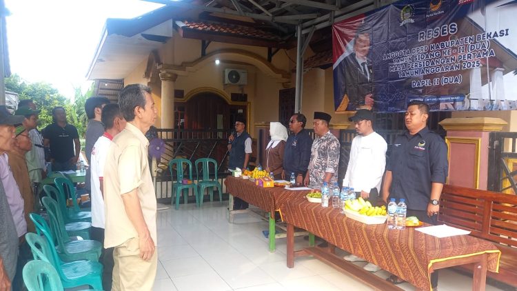 Masa Reses Akhir 2025, Dewan Budi Yanto NasDem terima dan tindaklanjuti aspirasi konstiuen