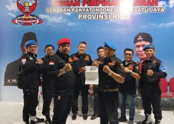 Wahyu Harahap Resmi Jabat Dansatgas DPD GRIB Jaya Provinsi Riau