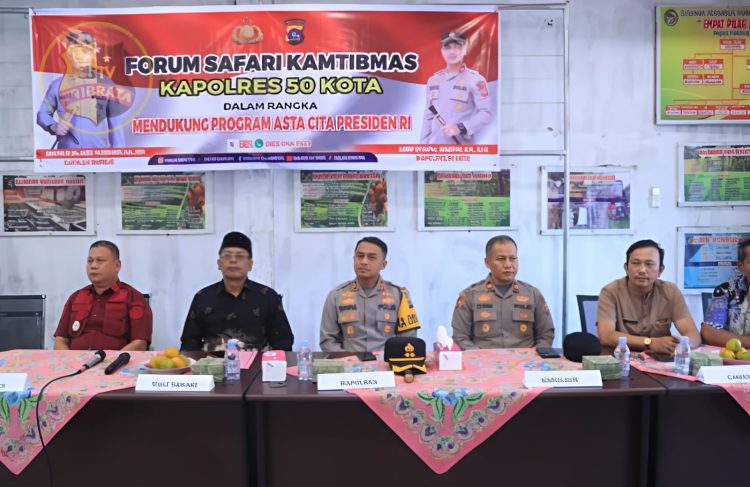 Kapolres 50 Kota Diapresiasi Kapolda Sumbar atas Keberhasilan Jaga Harkamtibmas dan Kinerja Terbaik di Jajaran Polda