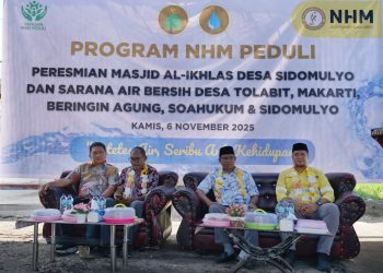 NHM Terus Hadir untuk Masyarakat: Revitalisasi Masjid dan Akses Air Bersih di 5 Desa Lingkar Tambang