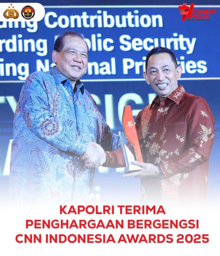 Kapolri Raih Awards Advancing National Priorities 2025, Pengamat: Bukti Nyata Kontribusi Polri Wujudkan Asta Cita Presiden