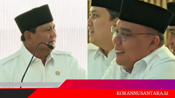 Viral Presiden Prabowo Juluki Dasco ‘Don’ dan ‘Si Kancil’
