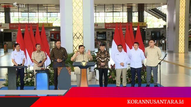 Prabowo Targetkan Pembangunan Jalur Kereta Trans Sumatra, Kalimantan dan Sulawesi: Kalo untuk Rakyat Saya Tak Ragu-ragu