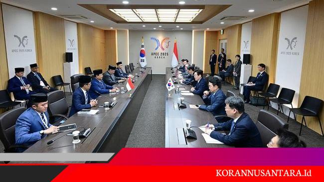 Bertemu Presiden Korsel, Prabowo Dorong Kerja Sama Ekonomi dan Pertahanan