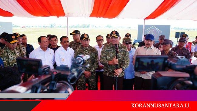 Dipimpin Menhan, 26.998 Prajurit TNI Ikuti Latihan dan Dikerahkan Perkuat Pengamanan SDA