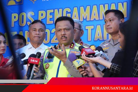 Kakorlantas Polri Pastikan Arus Lalin Natal dan Tahun Baru Terkendali