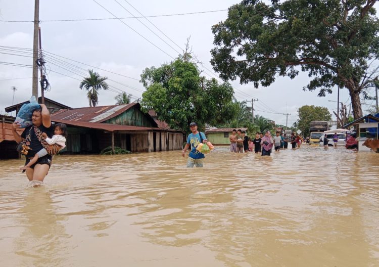 Kondisi Terkini, Banjir di Tanjung Pura dan Dampak Penderitaan Warga, Pemerintah Belum Terlihat