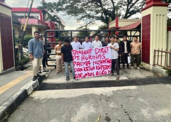 GEMPET Sumut Demo Polda Sumut, Desak Tangkap Dirut Agrinas Palma Nusantara dan Ketua Koperasi Barumun Agro Nusantara