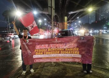 GMNI dan FKPPAI Jaktim dan DPP GJPI Aksi Kemanusiaan Korban Banjir dan Longsor Sumatera