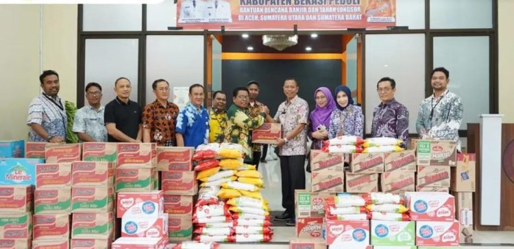 Pemkab Bekasi Kirim Bantuan Kemanusiaan untuk Korban Bencana Banjir dan Longsor di Sumatera