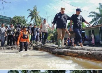 Sumut Foundation Apresiasi Gerak Cepat Bupati Batu Bara Tangani Banjir di Batu Bara