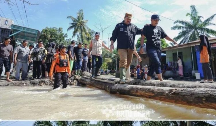 Sumut Foundation Apresiasi Gerak Cepat Bupati Batu Bara Tangani Banjir di Batu Bara